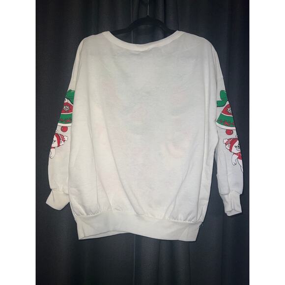 Ugly Christmas Sweater Xmas Sweatshirt Crewneck Size Large Vintage Bears - Picture 3 of 3